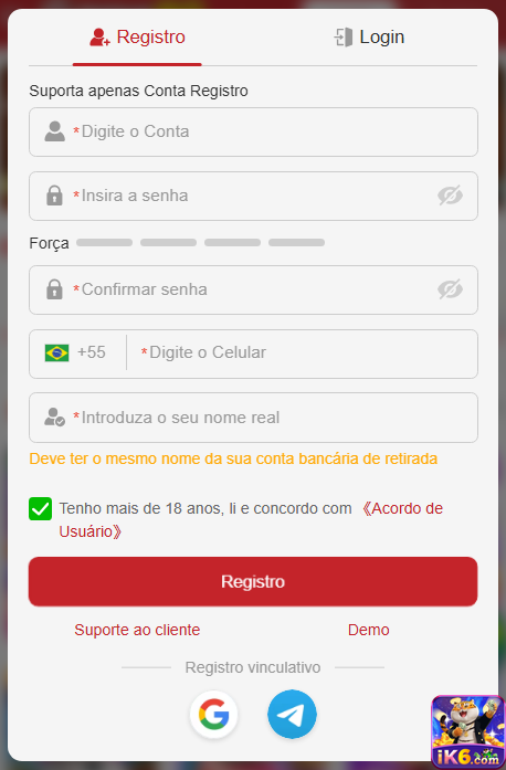Experiência de Jogos ik6.com